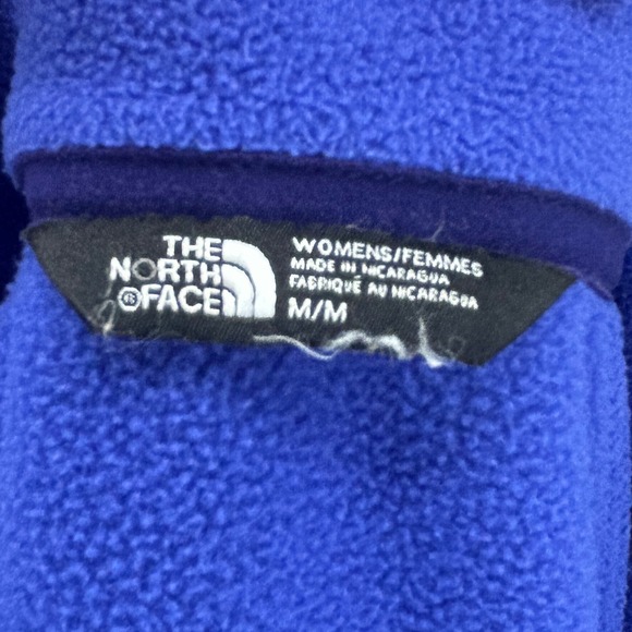 The North Face Women's Full Zip Fleece Lightweight Jacket Blue Medium - Picture 5 of 8
